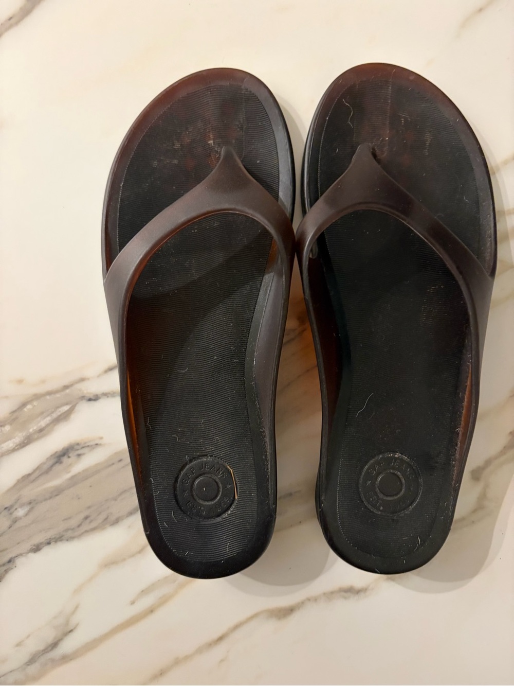 GAP Jelly Brown Flip Flop Sandals